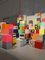 Cubi magnetici colorati di Paul Kelley, set di 10, Immagine 3