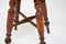 Antique Victorian Stool in Wood & Fabric, 1860, Image 6