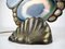 Sculptural Blue Agate and Quartzstone Table Lamp, 1970s, Image 3