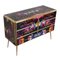 Chest of 6 Drawers in Multicolored Murano Glass 6