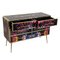Chest of 6 Drawers in Multicolored Murano Glass 11
