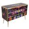 Chest of 6 Drawers in Multicolored Murano Glass 7