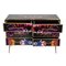 Chest of 6 Drawers in Multicolored Murano Glass 3