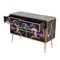 Chest of 6 Drawers in Multicolored Murano Glass 13