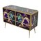 Chest of 6 Drawers in Multicolored Murano Glass 9