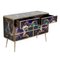 Chest of 6 Drawers in Multicolored Murano Glass 12