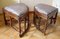 Rattan Benches with Cushions, 1960s, Set of 2 1