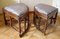 Rattan Benches with Cushions, 1960s, Set of 2, Image 1