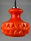 Glass Pendant Lamp from Peill & Putzler, 1970s 12