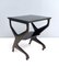 Postmodern Ebonized Beech Serving Cart in the Style of Ico Parisi, Italy 4