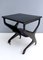 Postmodern Ebonized Beech Serving Cart in the Style of Ico Parisi, Italy 1