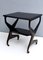 Postmodern Ebonized Beech Serving Cart in the Style of Ico Parisi, Italy 7