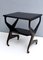 Postmodern Ebonized Beech Serving Cart in the Style of Ico Parisi, Italy, Image 7