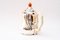 Vintage Ceramic Thermos Coffee Pot with Metal Cover, Germany, 1950s, Image 4