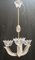 Lámpara de araña vintage de cristal de Murano, años 40, Imagen 5