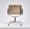 Vintage EA208 Soft Pad Management Chair in Cream Leather by Charles & Ray Eames for Vitra, 1990s, Image 8