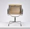 Vintage EA208 Soft Pad Management Stuhl aus Cremefarbenem Leder von Charles & Ray Eames für Vitra, 1990er 8