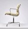 Vintage EA208 Soft Pad Management Chair in Cream Leather by Charles & Ray Eames for Vitra, 1990s, Image 6