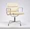 Vintage EA208 Soft Pad Management Chair in Cream Leather by Charles & Ray Eames for Vitra, 1990s, Image 4