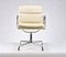 Vintage EA208 Soft Pad Management Chair in Cream Leather by Charles & Ray Eames for Vitra, 1990s 2