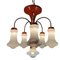 Large Mid-Century Italian Murano Glass Pendant Light, 1970s 3