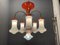 Large Mid-Century Italian Murano Glass Pendant Light, 1970s, Image 4