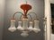 Lámpara colgante italiana Mid-Century grande de cristal de Murano, años 70, Imagen 9