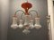 Lámpara colgante italiana Mid-Century grande de cristal de Murano, años 70, Imagen 1