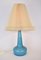 Lámpara de mesa de vidrio en azul de Esben Klint para Le Klint, Imagen 9