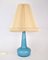 Lampada da tavolo in vetro azzurro di Esben Klint per Le Klint, Immagine 5