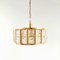 Mid-Century Scandinavian Glass & Brass Chandelier attributed to Carl Fagerlund for Lyfa & Orrefors, 1960s 2