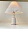 Danish Heiberg Table Lamps in White Porcelain and Brass, 1930s, Set of 2 3