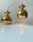 Vintage Brass Pendant Lamps attributed to Hans-Agne Jakobsson for Markaryd, 1960s, Set of 2, Image 7