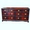Vintage Chest of Drawers with Brass Handles, Image 1