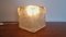 Lámpara de mesa Mid-Century en forma de cubo de vidrio de Ikea, años 80, Imagen 11