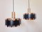Mid-Century Danish Pendant Lamps in the style of Jo Hammerborg, 1970s, Set of 2, Image 6