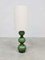 Lampada da tavolo vintage in ceramica verde di Kaiser Idell / Kaiser Leuchten, anni '60, Immagine 1