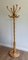 Vintage Brass & Rattan Coat Rack, 1970s 12