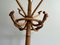 Vintage Brass & Rattan Coat Rack, 1970s 9