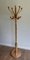 Vintage Brass & Rattan Coat Rack, 1970s 1