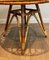 Round Trampoline Coffee Table in Rattan, 1950s 9