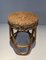 Tabouret Vintage en Rotin, 1970s 7