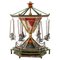 Musical Enameled Bronze Carousel, 1800s 1