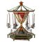 Musical Enameled Bronze Carousel, 1800s, Image 1