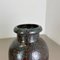 German Zig Zag Lora Pottery Fat Lava Vase from Scheurich, 1970s 13