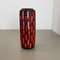 German Strawberry Tube Pottery Fat Lava Vase from Scheurich, 1970, Image 3