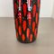 German Strawberry Tube Pottery Fat Lava Vase from Scheurich, 1970 16