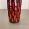 German Strawberry Tube Pottery Fat Lava Vase from Scheurich, 1970, Image 16