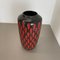 Large Pottery Fat Lava Strawberry 517-38 Floor Vase from Scheurich, 1970s, Image 4