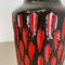 Large Pottery Fat Lava Strawberry 517-38 Floor Vase from Scheurich, 1970s 9